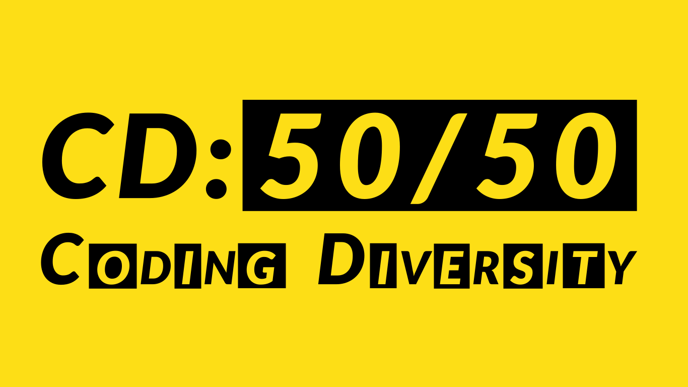 Logo CD: 50/50 – Coding Diversity