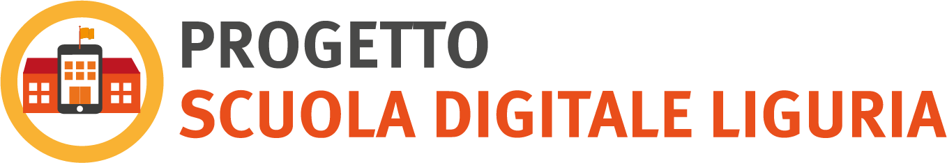 Logo REGIONE LIGURIA - Progetto Scuola Digitale Liguria